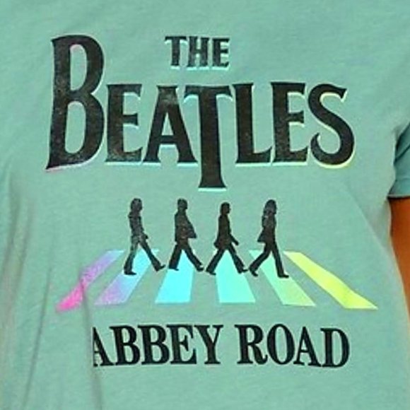 Beatles Abbey Road Logo classic rock Official T-Shirt 2X NWT - Picture 2 of 3